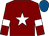 MAROON, WHITE star and armlets, ROYAL BLUE cap (Gigginstown House Stud)