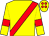 yellow, red sash, red armlets, yellow cap, red spots (Buck Racing)