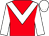 Red body, white chevron, white arms, white cap (C Marzocco)