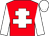 Red body, white cross of lorraine, white arms, white cap (P Widloecher)