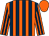 Orange and dark blue stripes, orange cap (Fishdance Ltd)
