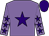 Mauve, purple star, mauve sleeves, purple stars and cap (The Silver Linings Partnership)