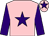 Pink, purple star & sleeves, purple star on cap (P Mulvenna)