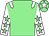 Light green, white epaulets, white sleeves, light green stars, light green cap, white star (Lycett Racing Ltd)