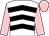 White & black chevrons, pink sleeves & cap (Paolo Neri)