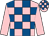 Pink and royal blue check, pink sleeves (The Future)