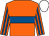 Orange, royal blue hoop, striped sleeves, white cap (Kirby, Gehring & Woodley)
