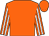 Orange, white striped sleeves (Mr Ken Eales & Self Preservation Socie)