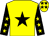 Yellow, black star, black sleeves, yellow stars, yellow cap, black stars (Percy / Green Racing 2)