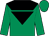 Emerald Green, black yoke, black inverted triangle (Nick Bradley Racing 22 & Partner)