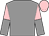 Grey, pink and grey halved sleeves, pink cap (J P M O'Connor & I J Jardine)