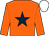 Orange, dark blue star, white cap (Blue Starr Racing)