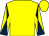 Yellow, yellow and dark blue diabolo on sleeves (Mr Matthew Cottis)