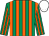 Emerald green and orange stripes, white cap (Merchants And Missionaries)