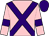 Pink, purple cross belts, armlets and cap (L & M Atkins)
