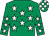 Emerald green, white stars, check cap (The Caesar Club)