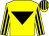 Yellow, black inverted triangle, striped sleeves and cap (The Four Adaay Syndicate)