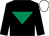 Black, emerald green inverted triangle, white cap (Ne-chance)