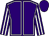Purple, white seams, striped sleeves, purple cap (D Smith,mrs J Magnier,m Tabor,westerbe)