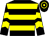 Black, yellow hoops, chevrons on sleeves (Rathordan Partnership)