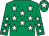 Emerald green, white stars, white star on cap (Michael David Murphy)