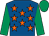Royal blue, orange stars, emerald green sleeves and cap (The Old Deer Racing Partnership)