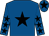 Royal blue, black star, royal blue sleeves, black stars, royal blue cap, black star (Robin Gillard And Rory Gillard)