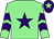 Light green, purple star, purple chevrons on sleeves, purple cap, light green star (YerManMilan Syndicate)