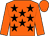 Orange, black stars, orange sleeves & cap (Have Another Syndicate)
