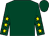 Dark green, yellow stars on sleeves, dark green cap (Bellbea Holdings Ltd)