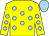 Yellow, light blue spots, light blue cap (M T O'Donnell)