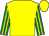 Yellow, emerald green & yellow striped sleeves, yellow cap (David Spratt)