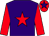 Purple, red star & sleeves, red cap, purple star (Robert Ng)