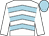 White, light blue chevrons, white sleeves, light blue cap (Whiterok Ltd)