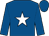 Royal blue, white star (Brookside Breeders Club R W And E J Re)