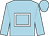 Light blue, white hollow box, light blue sleeves and cap (Cayton Park Stud Limited)