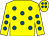Yellow, royal blue spots (Hills of Ledbury Ltd)