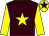 Brown, yellow star and sleeves, yellow cap, brown star (Golden Rose Partnership)