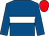 Royal blue, white band, red cap (Godolphin Snc)