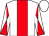 White, red stripe, diabolo on sleeves (Mr Steven Packham)