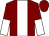 Maroon, white stripe, halved sleeves (Mr Andrew Tuck And Wetumpka Racing)