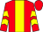 Red, yellow stripe, chevrons on sleeves (Mrs C C Regalado-Gonzalez)
