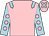 Pink, light blue epaulets, light blue sleeves, pink spots, pink cap, light blue spots (S & R Racing Partnership)