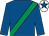 Royal blue, emerald green sash, white cap, royal blue star (Newmarket Racing Club Hqi)