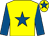Yellow, royal blue star, sleeves and star on cap (Fast Track Racing)