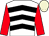 White, black chevrons, red sleeves, beige cap (The Marina Partnership)