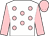 White, pink spots, sleeves and cap (Dahab Racing)