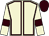 Beige, brown seams, armlets and cap (Grange Park Racing Club & Hr)