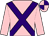 Pink, purple cross belts, quartered cap (Mr Terry Pryke)