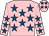 Pink, royal blue stars (MJC Syndicate)